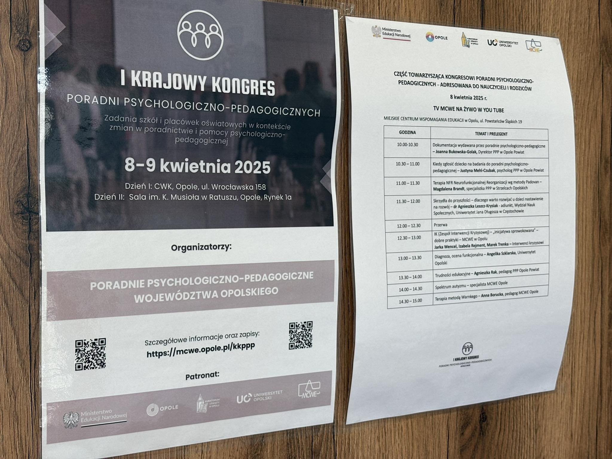 Studenci Instytutu Nauk Pedagogicznych na I Krajowym Kongresie Poradni Psychologiczno-Pedagogicznych w Opolu
